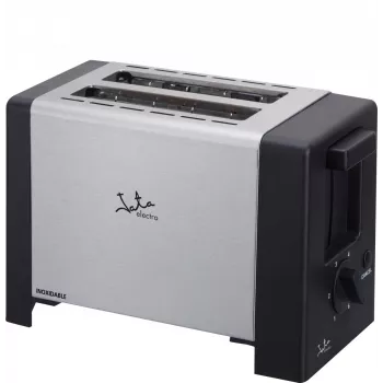 Hriankovač JATA TT607 2 plátky 800 W čierna nerez
