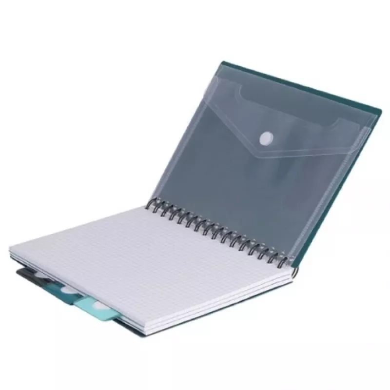 Špirálový zápisník Coolpack A5 modrý model 94009CP — špirálový zápisník A5, modrý obal