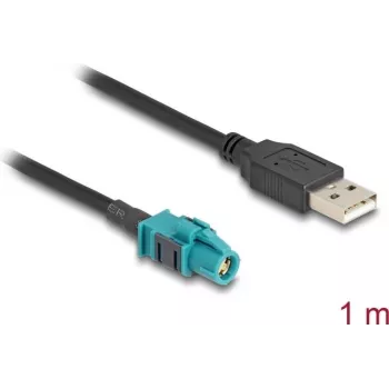 DeLOCK kábel HSD Z konektor samica na USB 2.0 Type-A konektor samec 1 m
