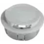 Bachmann 930.137 Easy-Cover Teleskopický kryt pre podlahovú zásuvkovú krabicu, strieborný