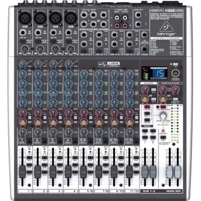 Behringer X1622USB audio mixážny pult 16 kanálov 10 - 200000 Hz