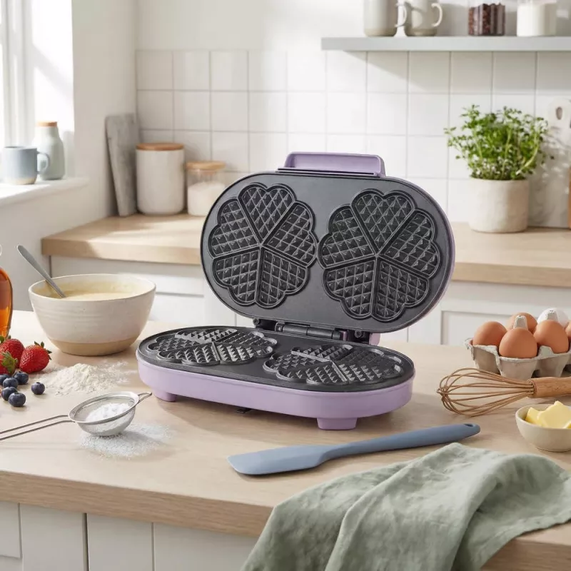 Giles & Posner EK6700GSPPVDE dvojité srdcové wafle