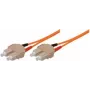 Tecline exertis Connect - patch kábel - SC Multi-Mode (M) na SC Multi-Mode (M) - 5 m - optické vlákno - 50/125 mikrometrov - OM2 - oranžový (75905)