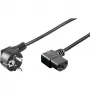 Napájací kábel Goobay 96042 čierny 1.5 m CEE7/7 C13 250V 16A