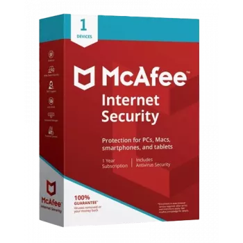 McAfee Internet Security - 1 používateľ 1 rok, Global