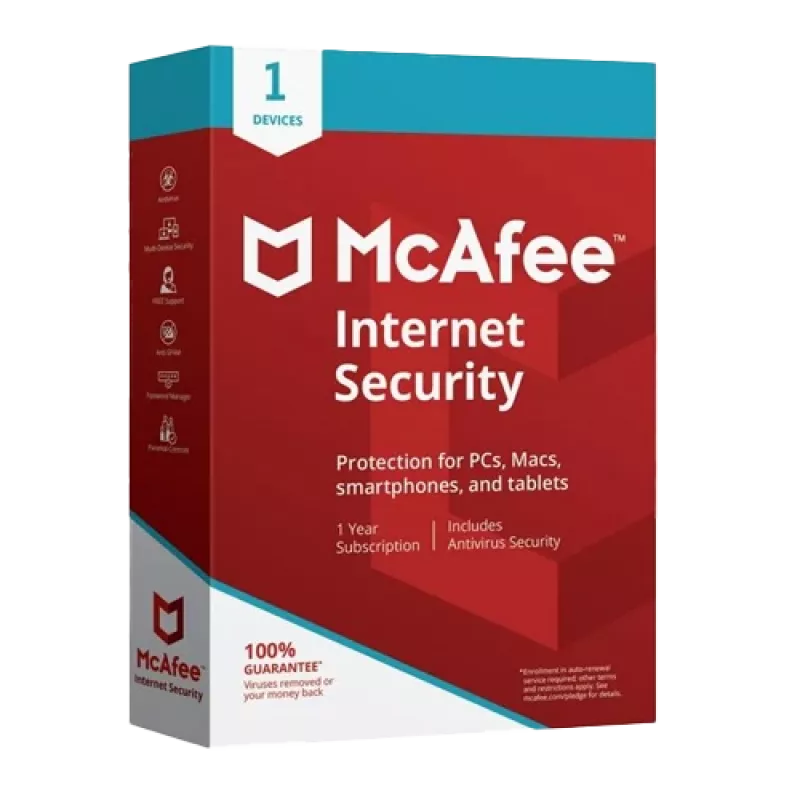 McAfee Internet Security - 1 používateľ 1 rok, Global