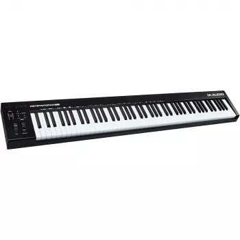 M-AUDIO Keystation 88 MK3 MIDI klávesnica 88 klávesov USB čierna, biela