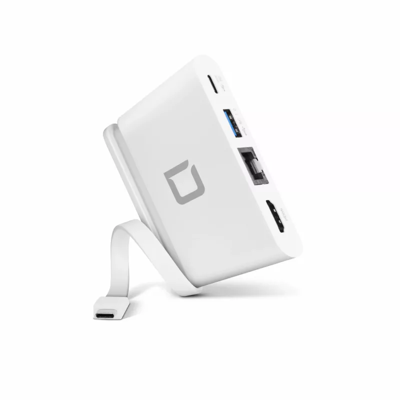 DICOTA USB-C Portable Docking 4-in-1 s HDMI - dokovacia stanica - USB-C - HDMI (D31730)