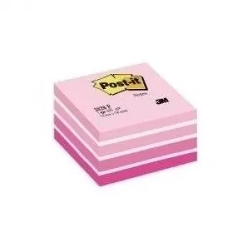 3M Post-it Notes samolepiace lístočky kocka, 76 x 76 mm, neónovo ružová (2028-NP)