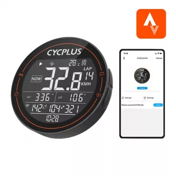 Cycplus M2 cyklistický počítač – kompatibilný so Strava, TrainingPeaks atď.