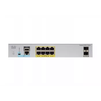 Cisco – Catalyst 2960CX-8PC-L – Switch – managed – 8 x 10/100/1000 (PoE+) + 2 x SFP + 2 x 10/100/1000 Desktop do racku na DIN lištu na stenu PoE+ (124