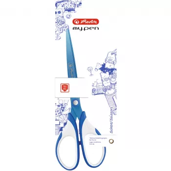 Jednotlivé pero Herlitz my.pen rovný rez modrá biela