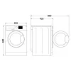 Práčka Indesit MTWSA 61294 W PL 1200 ot/min 6 kg