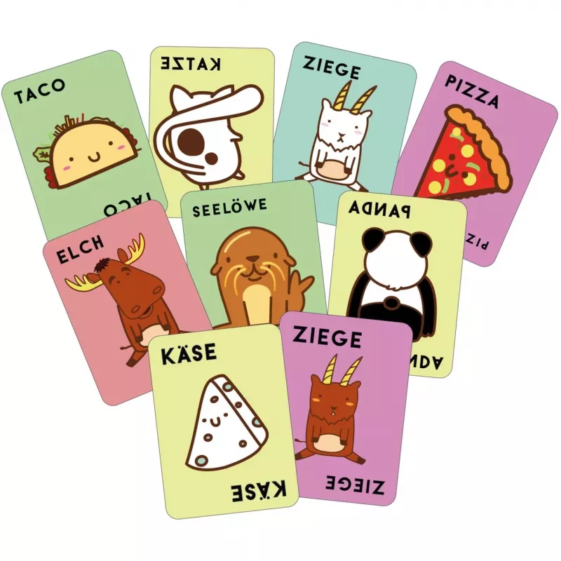 Taco Cat Goat Cheese Pizza: Voll verdreht, kartová hra