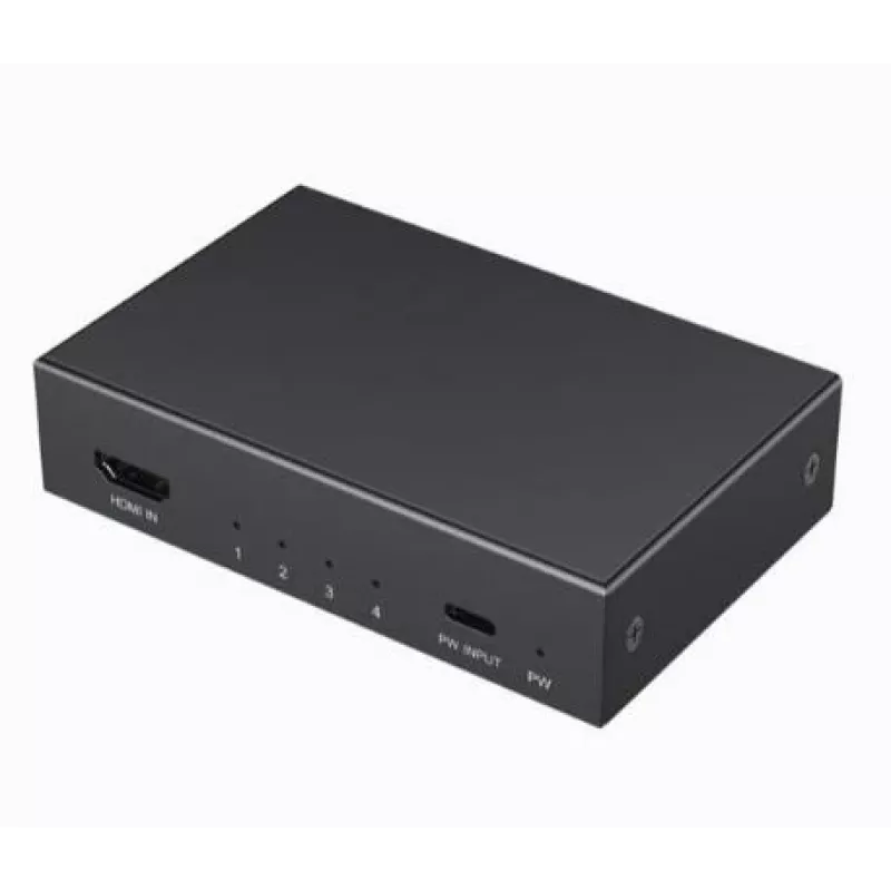 HDMI rozbočovač Gembird GEMBIRD DSP-HDMI4K-4P-01 — 4-portový 4K