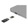 DeLOCK USB 2.0 čítačka kariet čierna Micro SD MicroSDHC MicroSDXC 480 Mbit/s