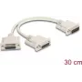 DeLOCK 65833 sériový kábel béžový 0,3 m DB-15 2 x DB-15