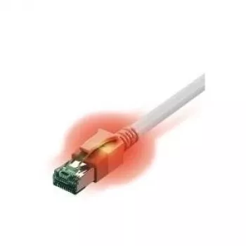 EasyLan EASY CS1OW0050 - DualBoot® LED patch kábel, Cat.6a, S/FTP, biely, 5m