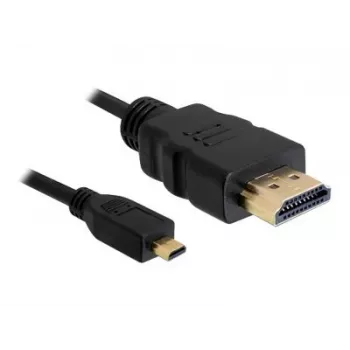 DeLOCK - video / audio kábel - HDMI - 32 AWG - HDMI, 19-pinový (M) - 19-pinový Micro-HDMI (M) - 3 m (82663)