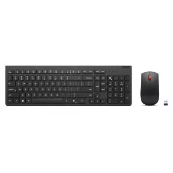 Bezdrôtová súprava klávesnice a myši Lenovo Essential Wireless Combo Gen2 — čierna, kompaktné rozloženie, bezdrôtové pripojenie