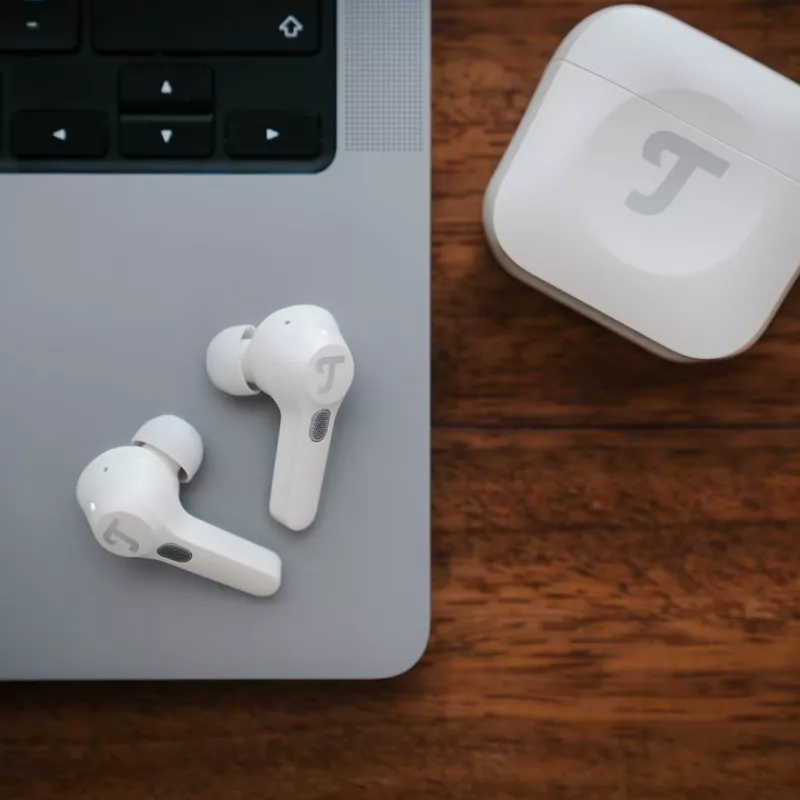 Teufel AIRY TWS Pro Headset bezdrôtový do uší telefonovanie/hudba Bluetooth biela