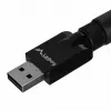 USB WLAN adaptér LANBERG NC-0300-WIE, USB 2.0, dve externé antény 5 dBi, WLAN 300 Mbit/s, Ethernet/WLAN, čierny