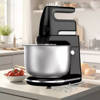 Stolový mixér Maestro MR-553 s rotujúcou nerezovou misou, 600 W, čierny