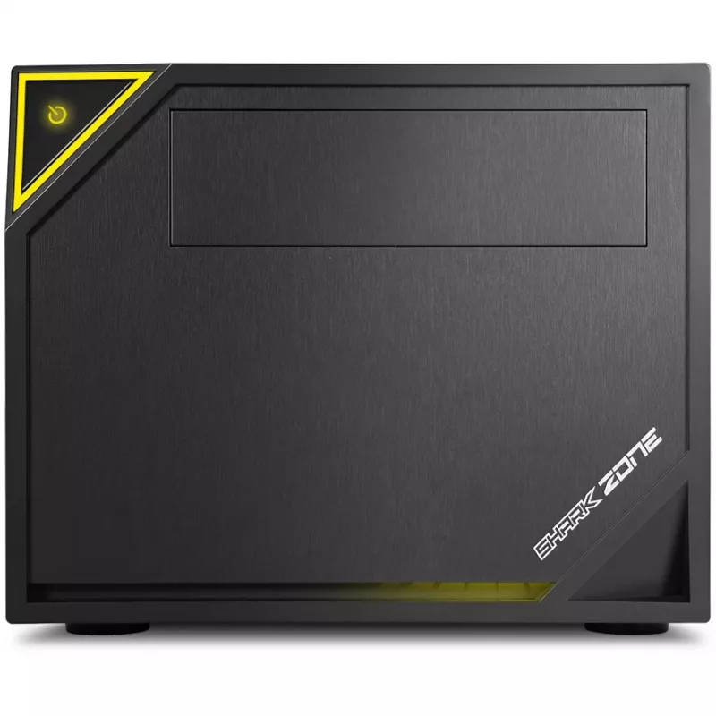 PC skriňa Sharkoon SHARK ZONE C10 Mini-ITX čierna, žltá