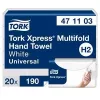 Skladané papierové utierky Tork Xpress Multifold Universal H2 2-vrstvové, 23,4 x 21,3 cm (20 ks)