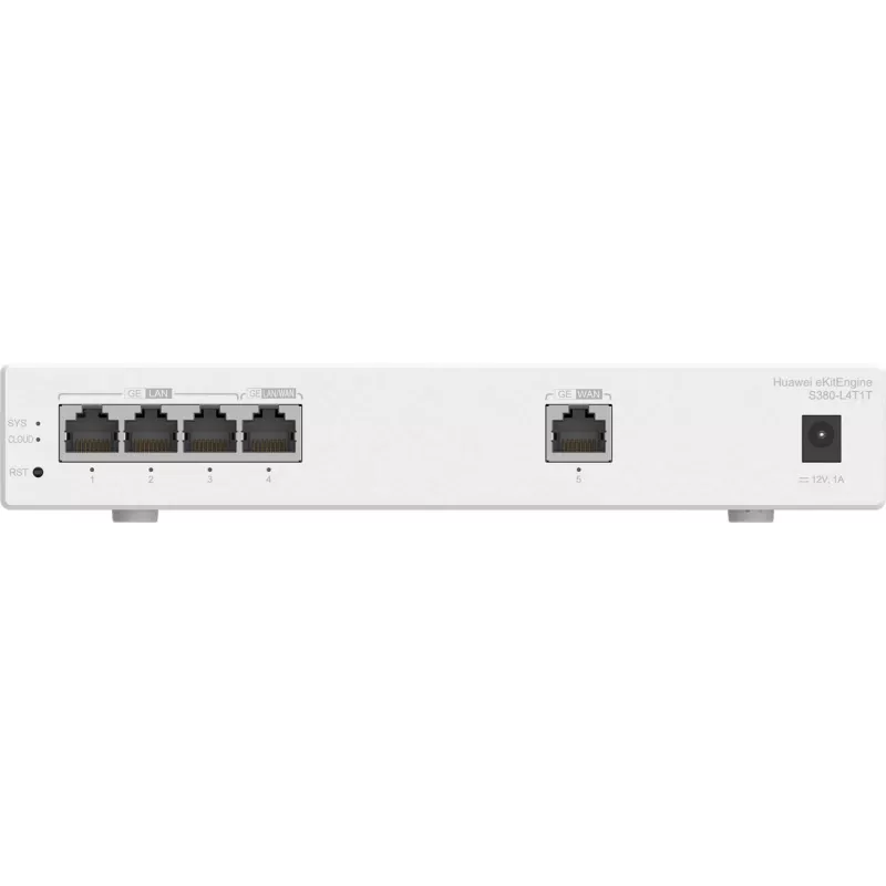 HUAWEI eKit S380-L4T1T multiservisný smerovač, 1x GE WAN, 4x GE LAN