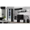 Cama TV stojan SOHO 140 čierny/biely lesklý