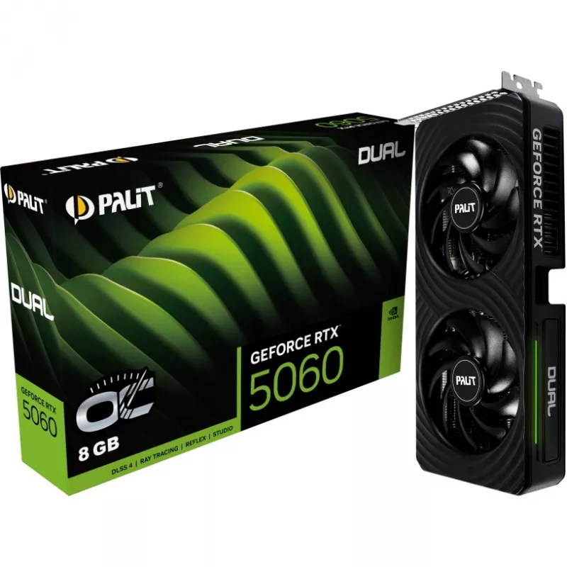 Palit GeForce RTX 5060 Dual OC 8GB GDDR7 grafická karta