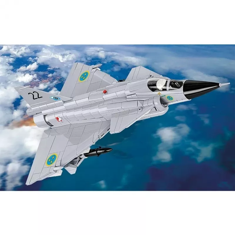 Cobi Blocks Saab AJ 37 Viggen 881-dielna stavebnica