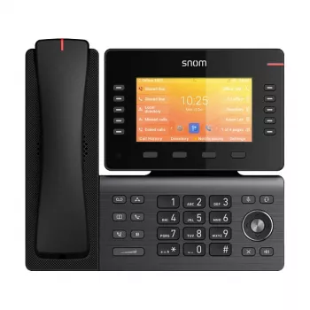 Snom D892M, IP telefón, čierny, stolová/nástenná montáž, Linux, TFT, 12,7 cm (5