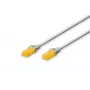 Sieťový kábel Digitus CAT 6A U/UTP RJ-45 Cat6a 5m sivý