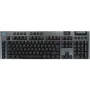 Logitech G G915 X - klávesnica - LIGHTSPEED - podsvietenie - bezdrôtová - 2.4 GHz, Bluetooth, USB - QWERTZ - Švajčiarsko - spínače klávesov: GL Tactil
