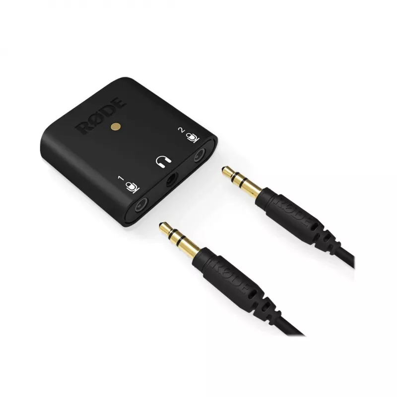 RØDE AI-Micro mobilné audio rozhranie, 2x vstup TRS/TRRS 3,5 mm, výstup pre slúchadlá 3,5 mm, USB-C, čierne