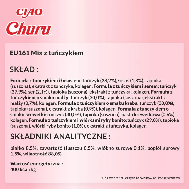 INABA Churu výberová krabica tuniak – maškrty pre mačky – 60 x 14 g