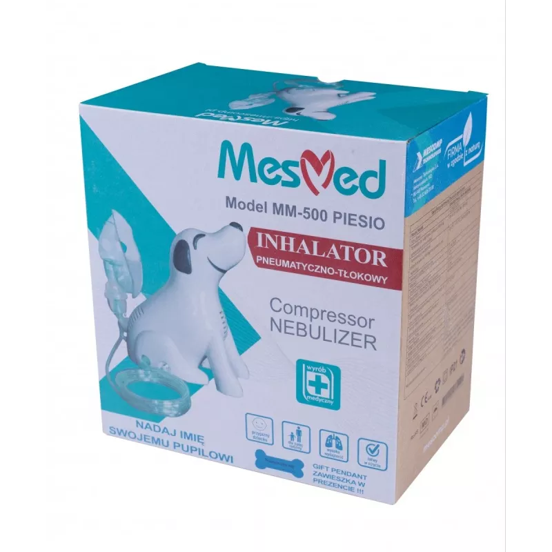 Inhalátor Mesmed MM-500 Piesio pneumaticko-piestový prenosný dizajn