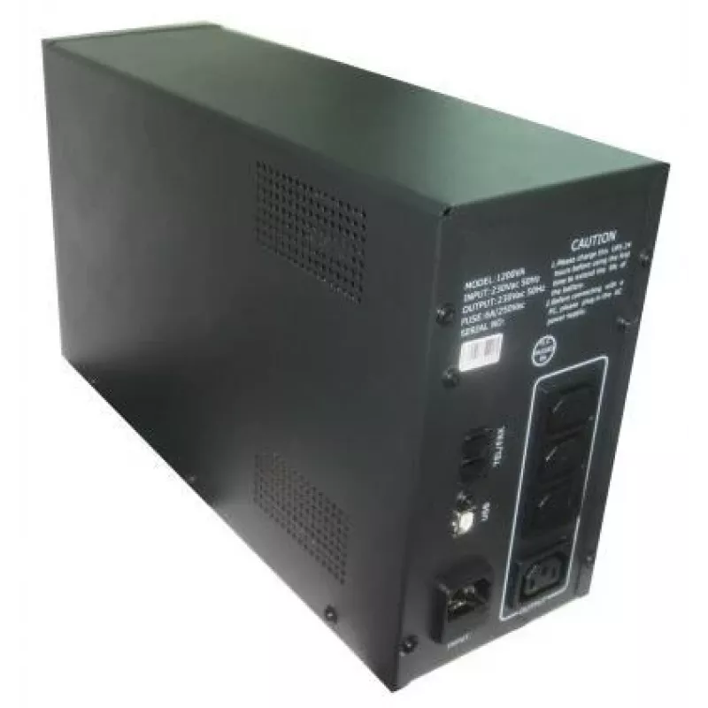 Gembird UPS-PC-1202AP USV Line-Interactive 1,2 kVA 720 W 4 zásuvky