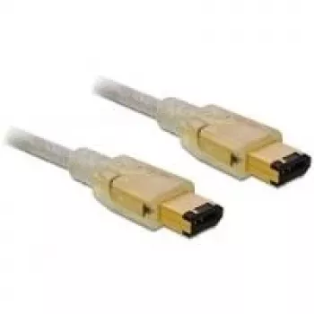 FireWire A/A kábel DeLOCK 3,0 m sivý