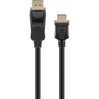 Goobay DisplayPort – HDMI (1m, DisplayPort, 1.4), video kábel