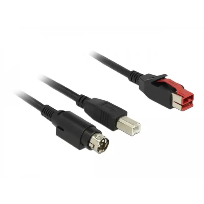 USB kábel DeLOCK 85489 USB 2.0 3 m USB B čierny