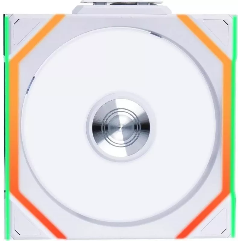 120mm Lian Li UNI FAN SL-INF Wireless ARGB PWM — biela, modulárny magnetický systém ventilátorov