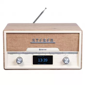 Osobný CD prehrávač Denver MDA-525LW drevo 10 W DAB+ FM