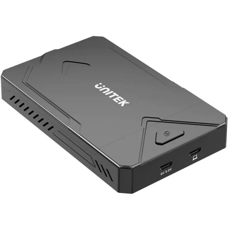 Externé puzdro na úložisko Unitek S1229CBK01 pre M.2 NVMe a SATA SSD, čierne