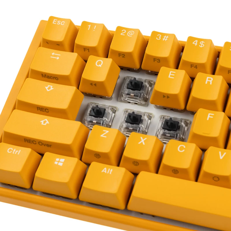 Ducky One 3 Mini žltá klávesnica, Gaming, USB, QWERTY, US English