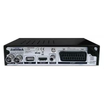 Set-Top-Box ESPERANZA EV106R káblový tuner DVB-T2 / DVB-C HEVC H.265, HDMI, USB, PVR, Dolby Digital, 174–790 MHz, čierny