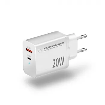Esperanza EZC105W napájací adaptér 20W biely