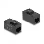 DeLOCK 90638 Keystone modul plochý čierny RJ-45